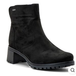 ARA Roselle Black Ankle Boot Waterproof US 8